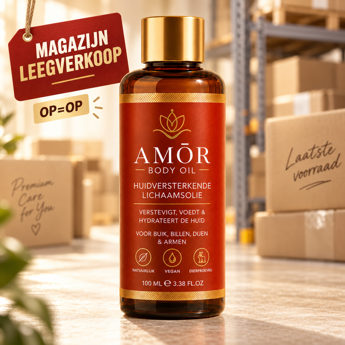 Amōr Body Oil magazijnsale